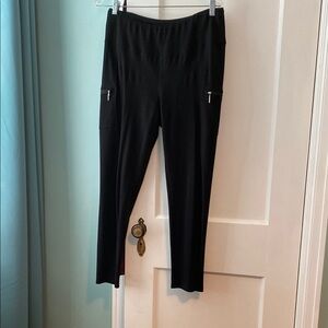 Tahari Black Ankle Cropped Pants